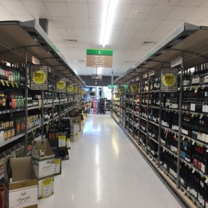 Supermarket shelving